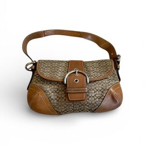 COACH Brown Leather Shoulder Bag